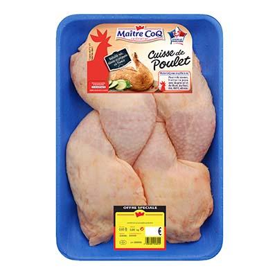 4 cuisses de poulet